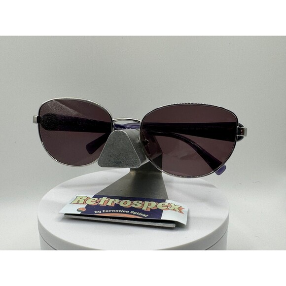 Vintage Y2K Sunglasses NOS 2000s Purple Lens Versace 1246 Butterfly Purple Frame main image 10
